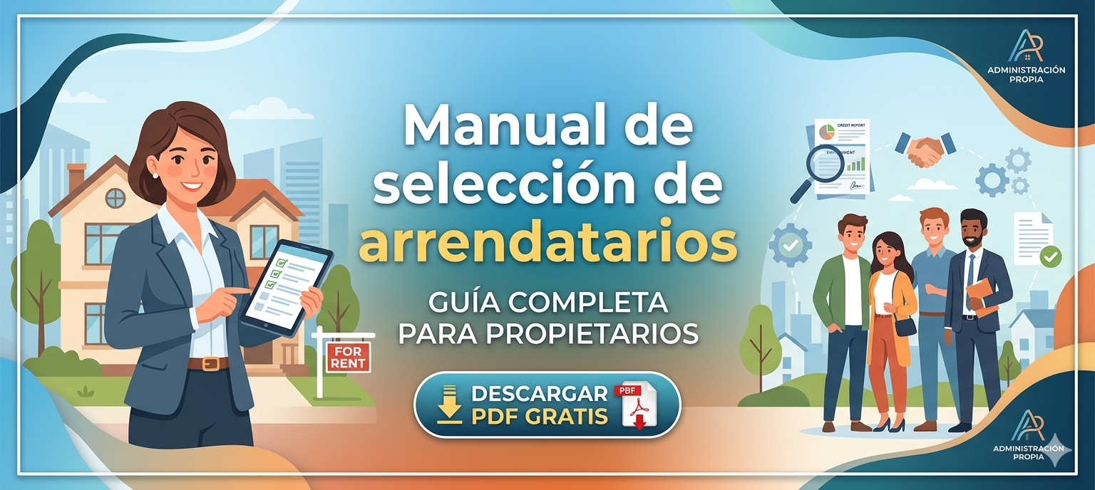 Portada del manual de selección de arrendatarios